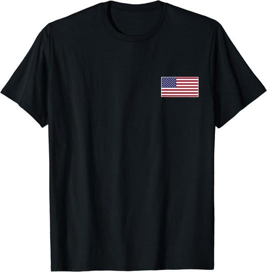 US American Flag Cool Patriotic USA Flags Men Women T-Shirt | Unisex Cotton Tee Gift, Crewneck, Short Sleeve