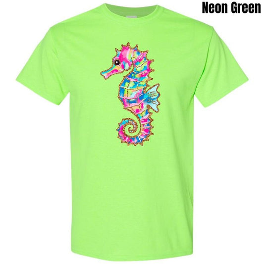 Vibrant Seahorse Gildan Short Sleeve T-Shirt 'NLB'