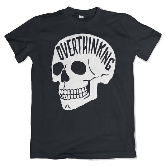 Victoria Maxwell, Overthinking T-Shirt. Anxiety Skull Tee, Mental health shirt, The Original, Positive Shirt, Printpeak, Gift For Lover