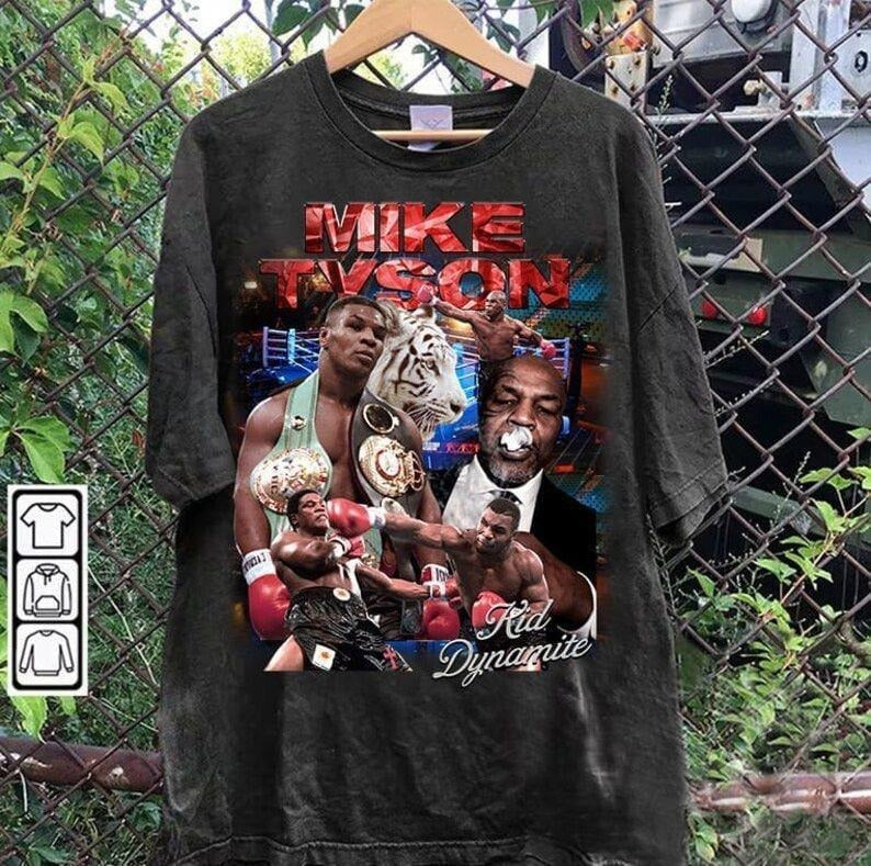 Vintage 90s Graphic Style Mike Tyson T-shirt - Iron Mike T-shirt - American Professional Boxer Tee For Man and Woman Unisex T-shirt, Gift For Fan