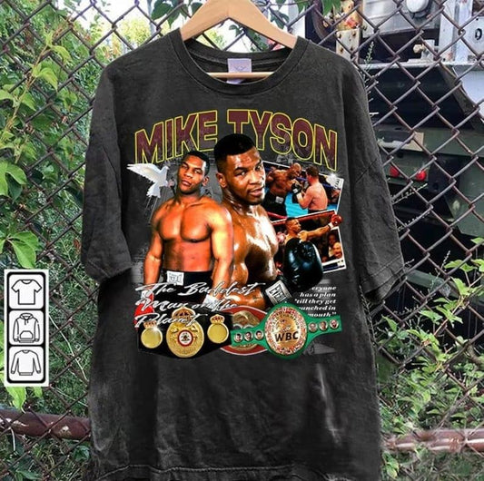 Vintage 90s Graphic Style Mike Tyson T-shirt - Mike Tyson T-shirt - American Professional Boxer Tee For Man and Woman Unisex T-shirt, Gift For Fan