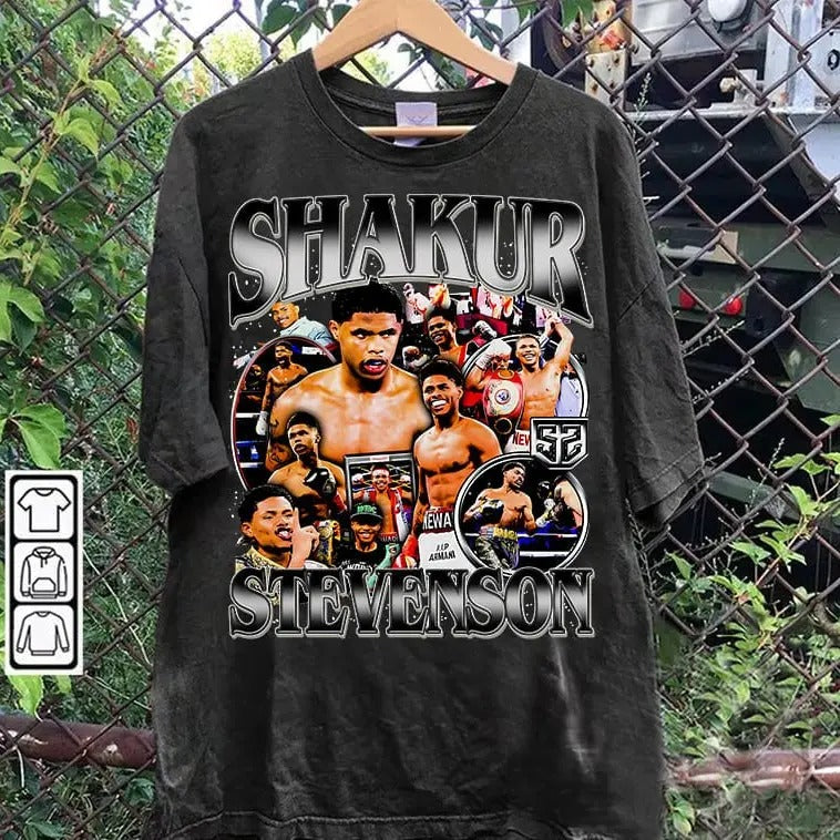Vintage 90s Graphic Style Shakur Stevenson T-shirt - Shakur Stevenson Tee - American Professional Boxer Tee For Man and Woman Unisex shirt, Gift For Fan