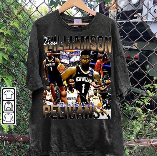 Vintage 90s Graphic Style Zion Williamson T-shirt - Zion Williamson T-shirt - Stephen Curry Vintage Tee For Man and Woman Unisex T-shirt, Gift For Fan