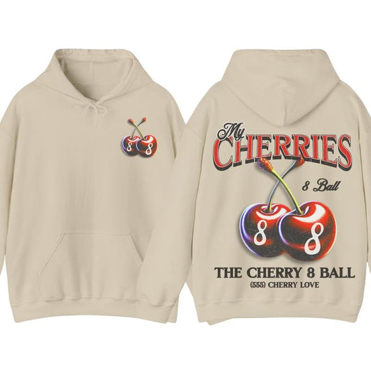 Vintage Cherry Fruit Hoodie, Retro Fruits Vintage Graphic Shirt, Retro Cherry Shirt