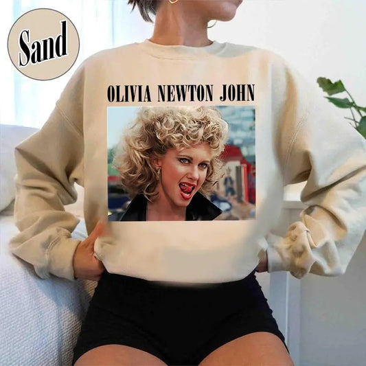 Vintage Grease Olivia Newton John 1978 Sweater, Iconic Movie Grease 1978 Moment Shirt, Olivia Newton John Sweater, Old School Movie Sweatshirt