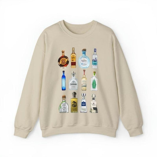 Vintage Tequila Sweatshirt Oversized Trendy Shirt