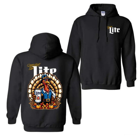 Western Turkey Miler Lite Hoodie-Sweatshirt-Tshirt, Miler Lite Shirt, Thanksgiving Sweatshirt, Christmas Vacation Shirt, For Women, For Men