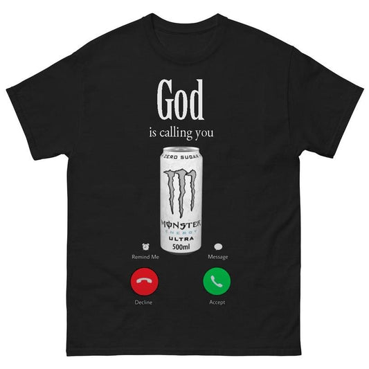 White monster calling you shirt, Fun summer t-shirts, funny summer t-shirts