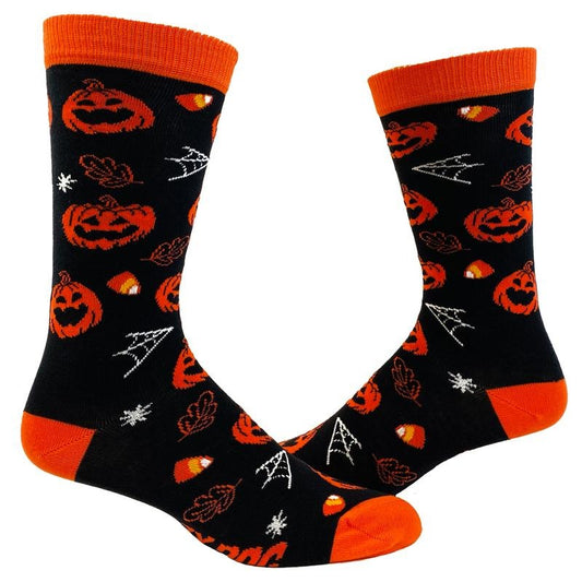Women's Jack-O-Lantern Socks Funny Halloween Party Trick Or Treat Pumpkin Graphic Footwear Funny Graphic Socks Comfortable Fitted Spandex Cotton