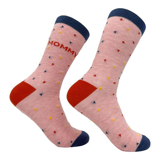 Women's Mommy Socks Funny Cute Mothers Day Gift Novelty Footwear Funny Graphic Socks Comfortable Fitted Spandex Cotton