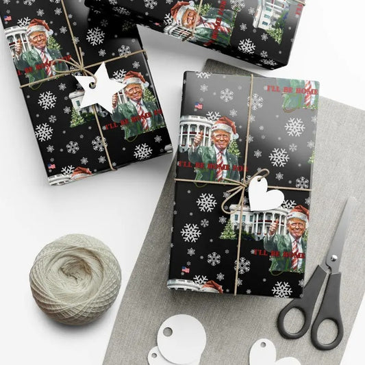 Wrapping Paper, Funny Trump Design, Republican Christmas Gift Wrap Papers, Family Christmas, Christmas Party, Gag Gift, Holiday Decor,