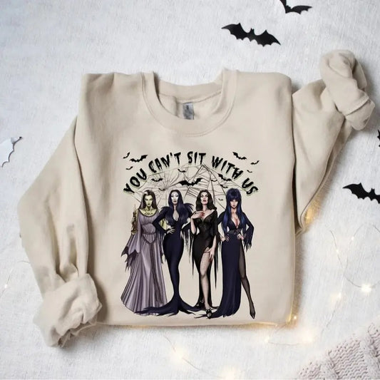 You Cant Sit With Us Sweatshirt, Bad Girls Shirt, Cute Halloween Shirt, Halloween Queen Shirt, Halloween Witch T-Shirt, Mean Girls Sweatshirt