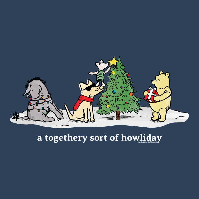 A Togethery Sort of Howliday - Ladies T-Shirt V-Neck