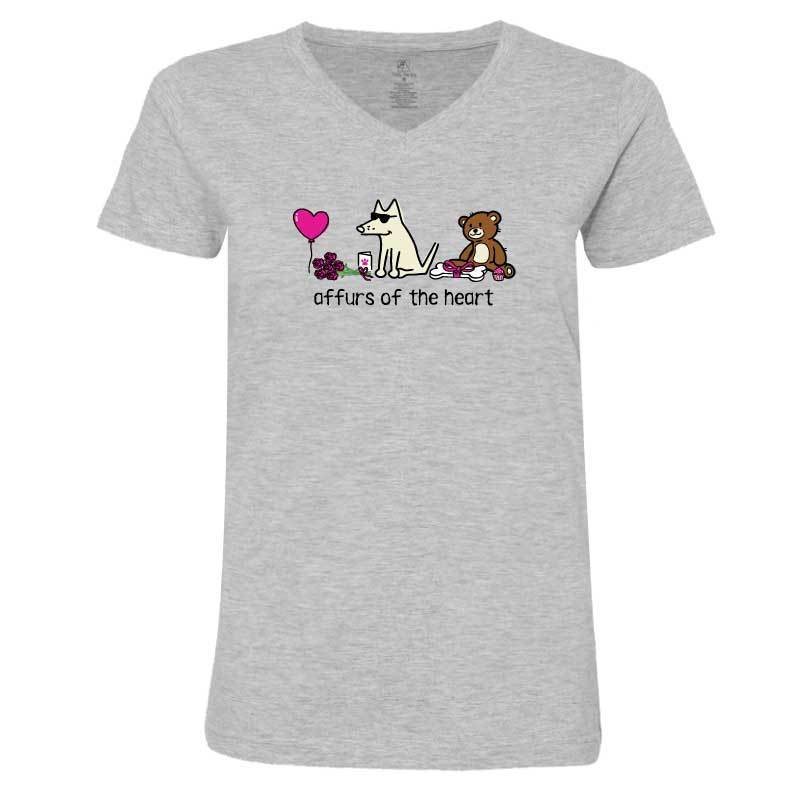 Affurs Of the Heart- Ladies T-Shirt V-Neck