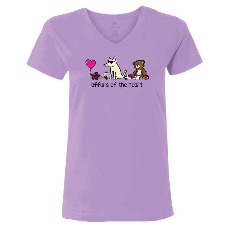 Affurs Of the Heart- Ladies T-Shirt V-Neck