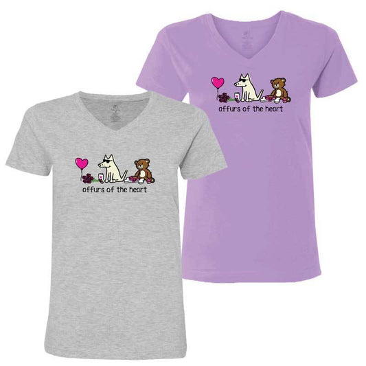 Affurs Of the Heart- Ladies T-Shirt V-Neck