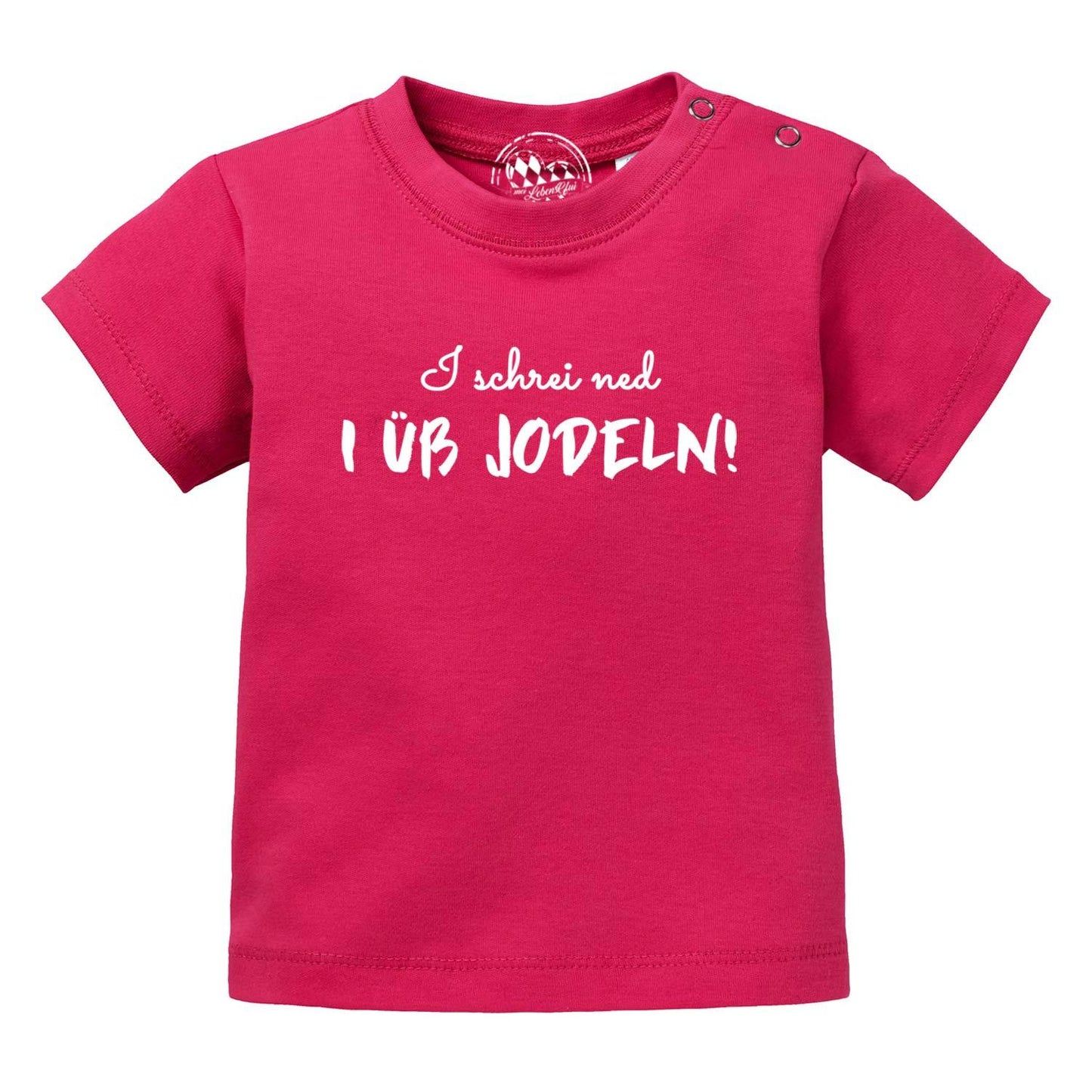 Baby T-Shirt "I Ã¼b jodeln"