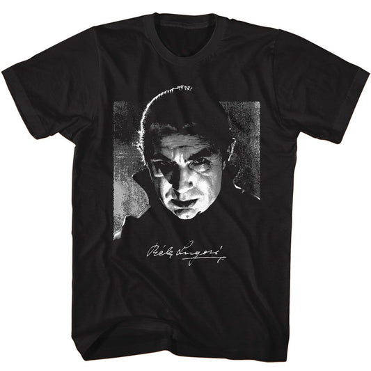 Bela Lugosi - BW Photo And Signature T-Shirt