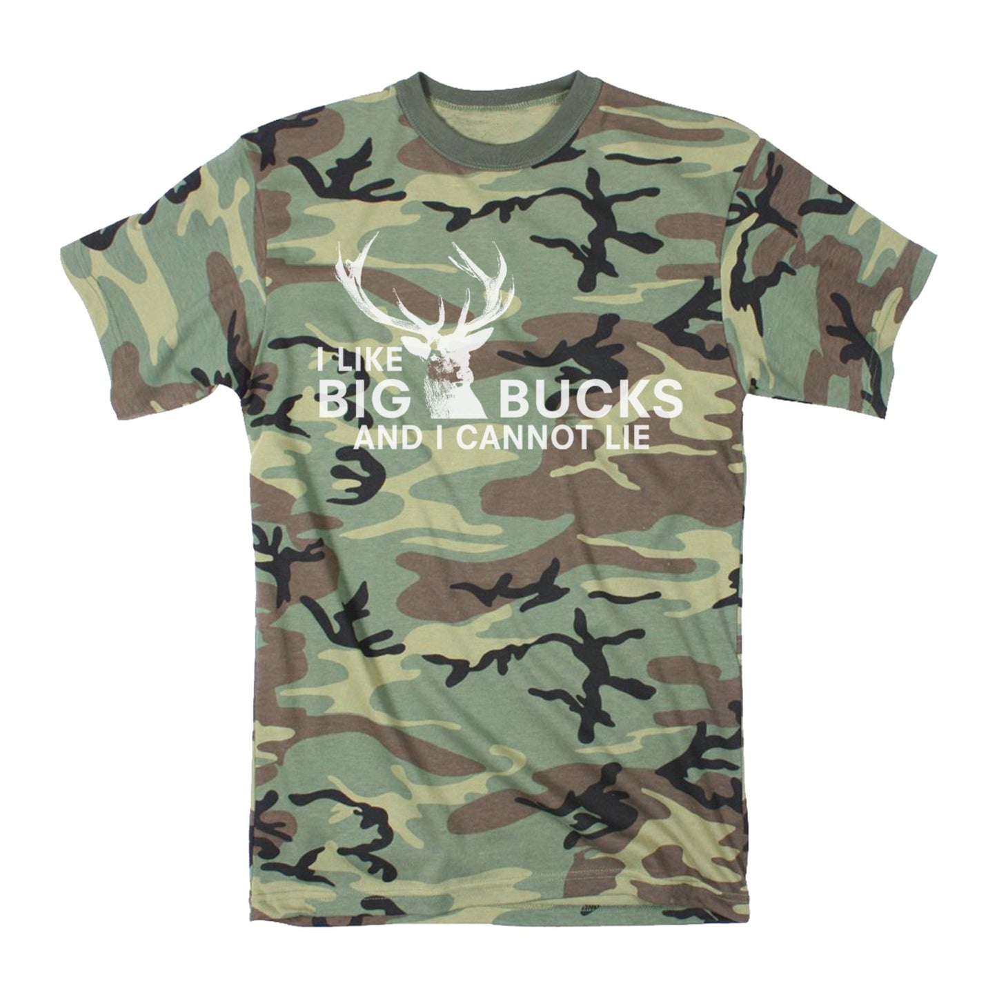 I Like Big Bucks Camo Men's T Shirt