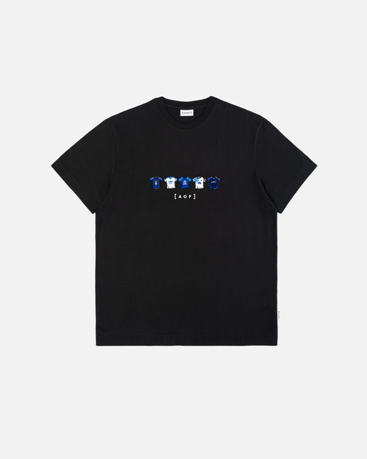 Club Brugge Printed Classics Black Tee