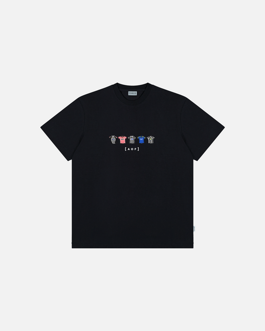 Juve Printed Classics Black Tee