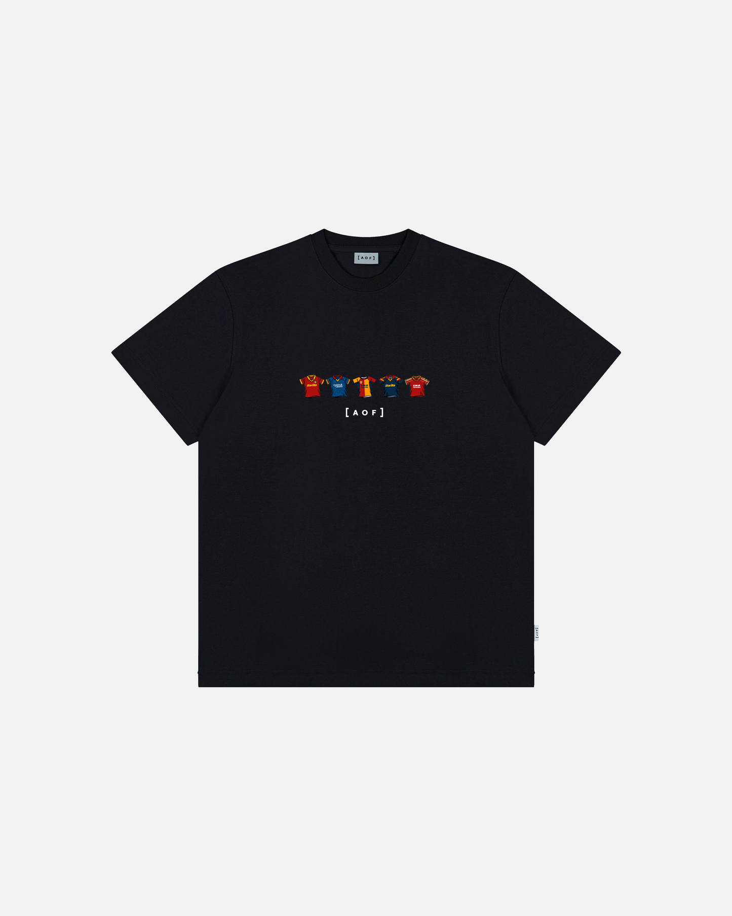 Roma Printed Classics Black Tee