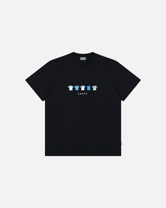 Marseille Printed Classics Black Tee