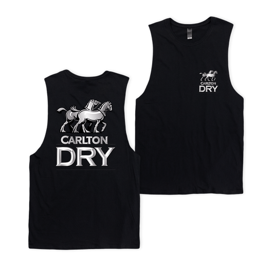 Carlton Dry Classic Muscle Tee Black