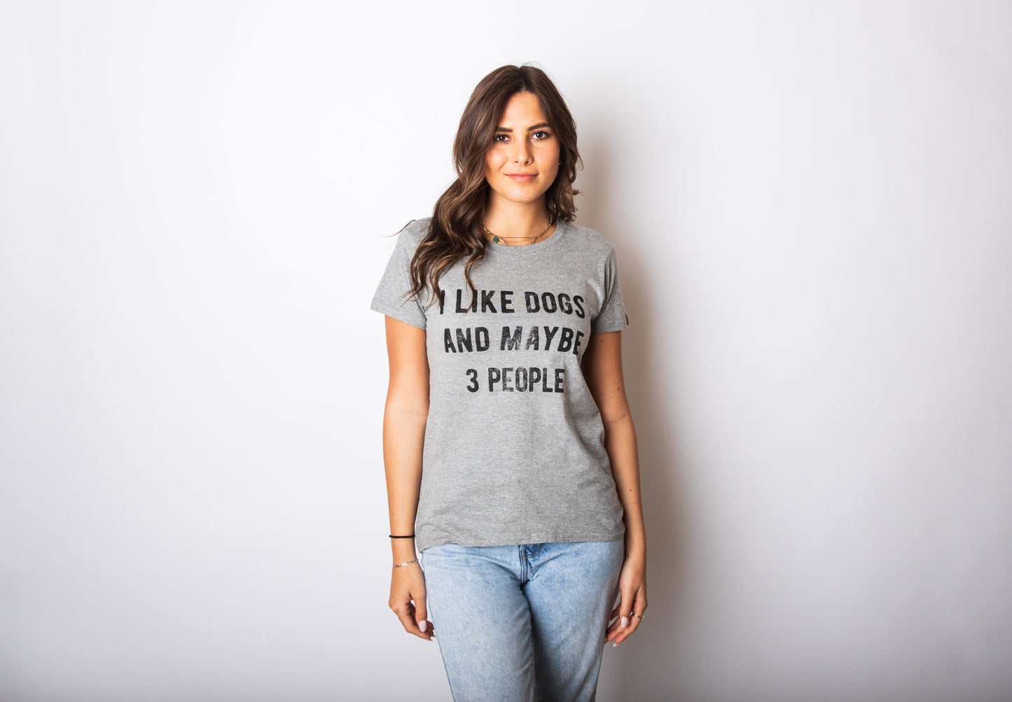 I Like Dogs And Maybe 3 People Women's T Shirt