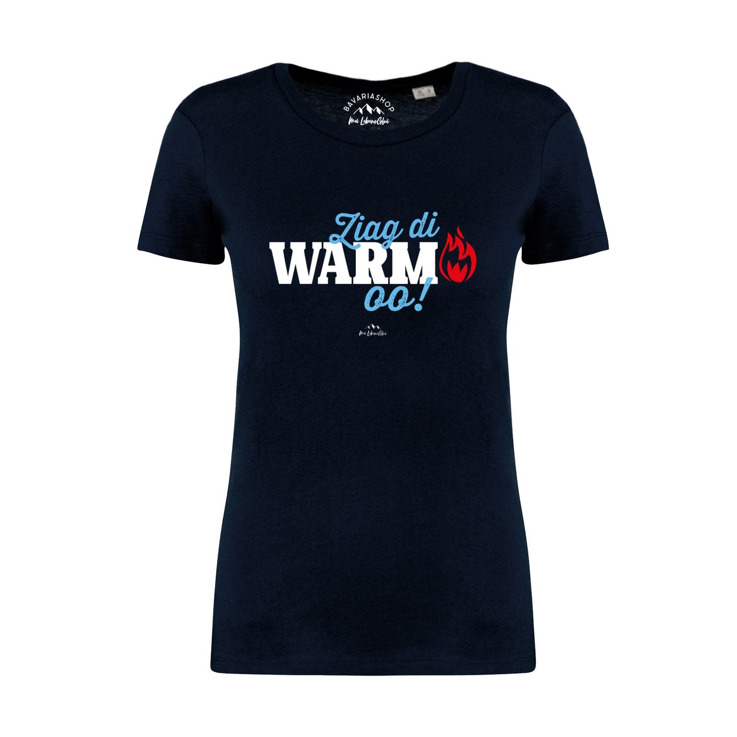 Damen T-Shirt "Ziag di warm oo!"