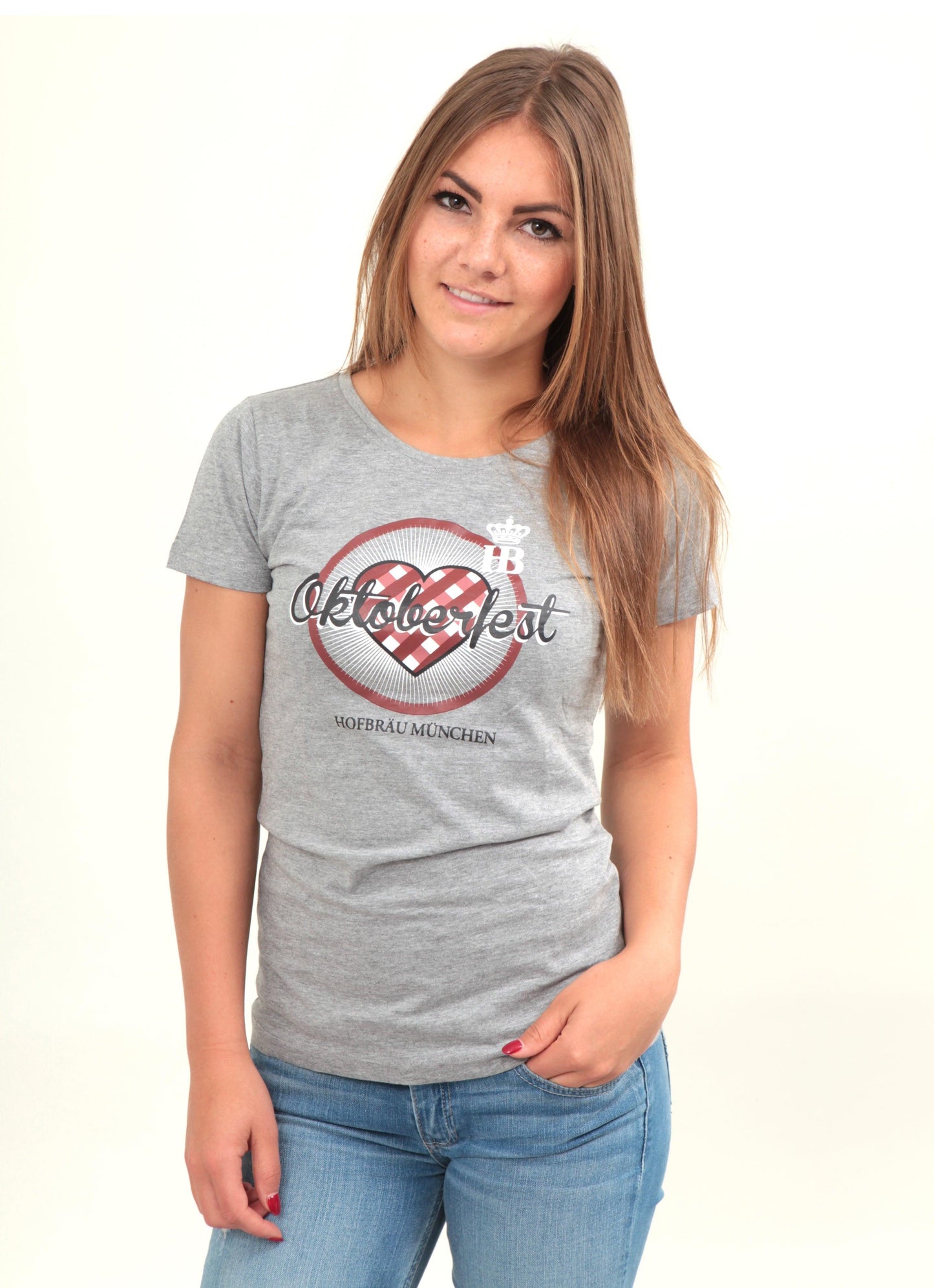 Damenshirt "Karo-Herz"