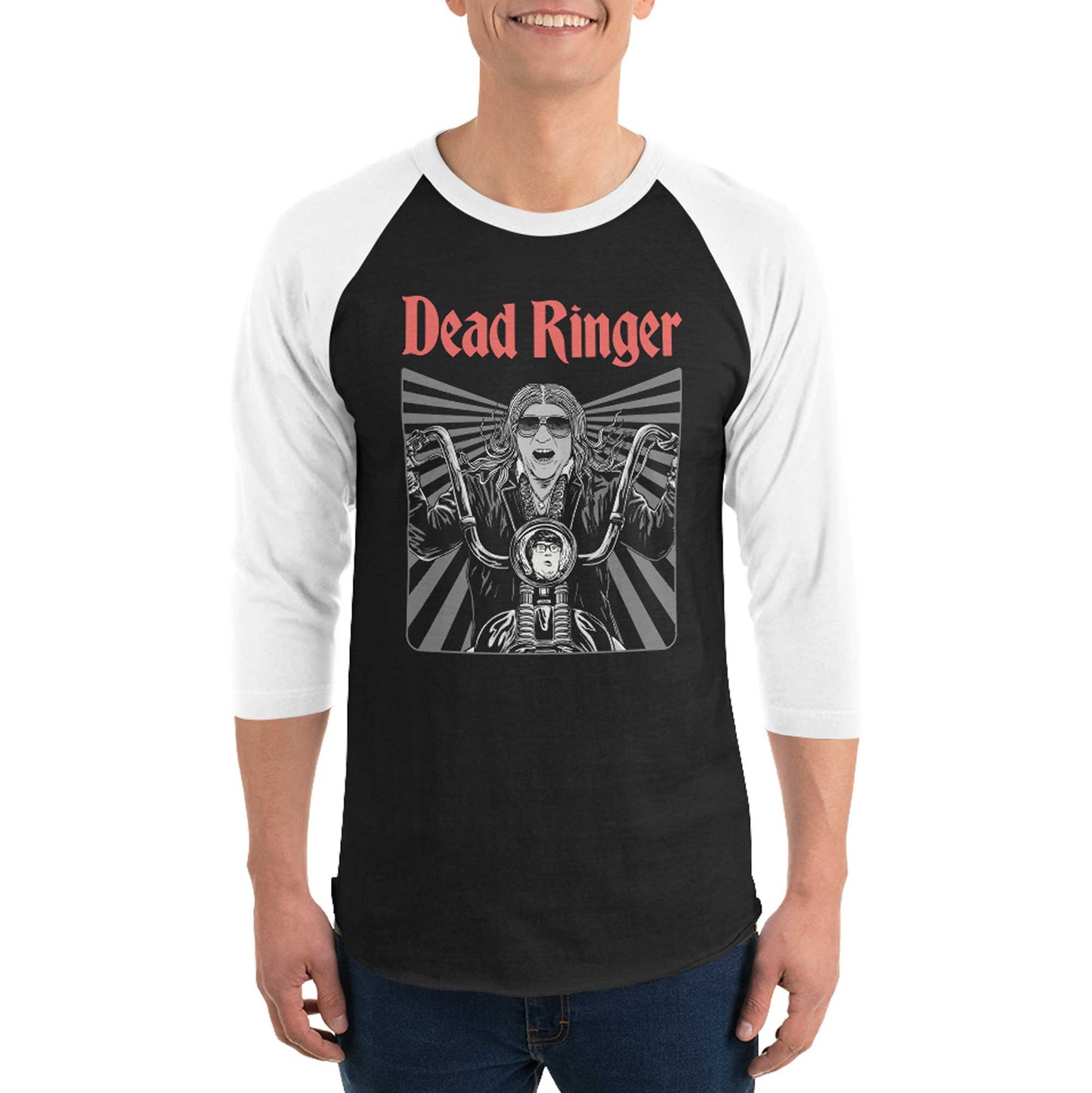 Dead Ringer 3/4 Sleeve Baseball T-shirt