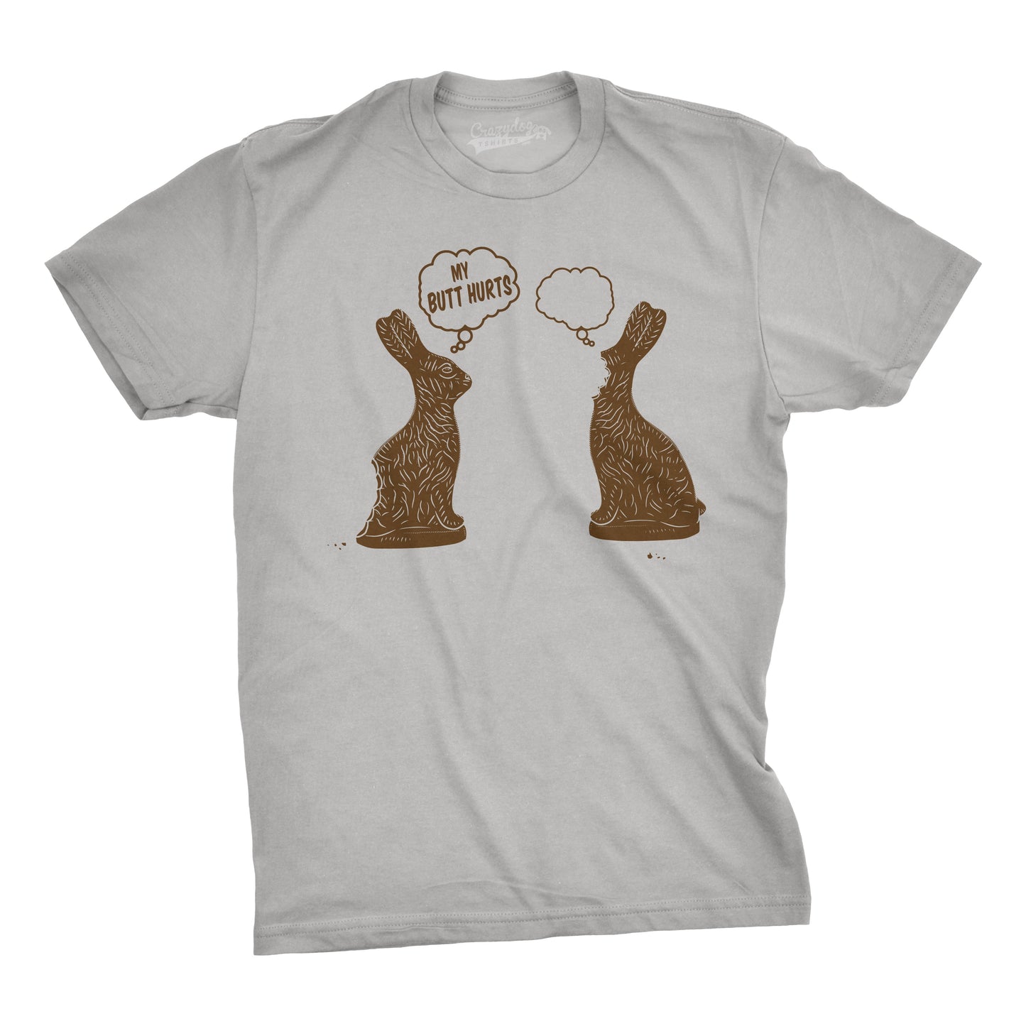 Faceless Chocolate Bunny Men's T Shirt