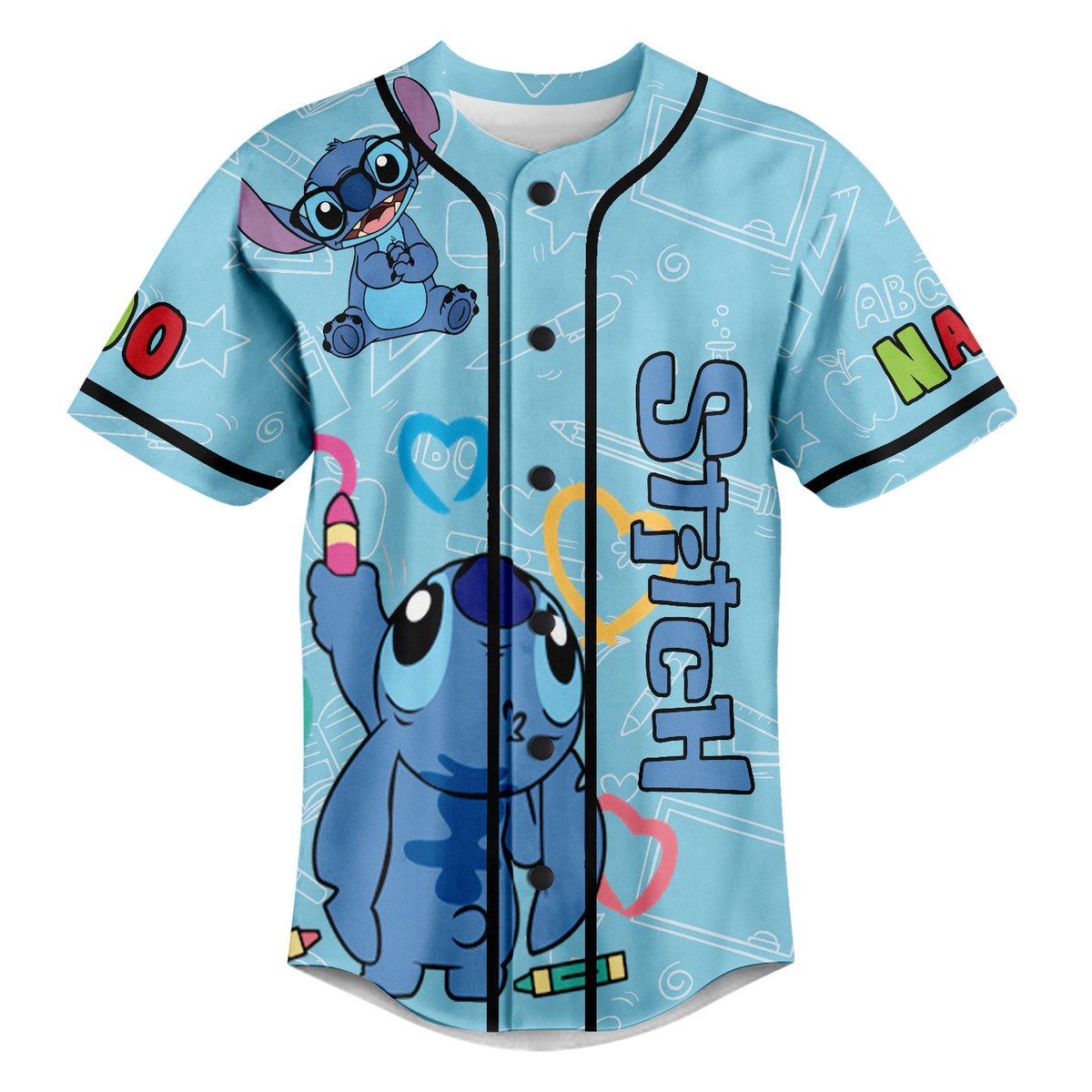 Funny Blue Aline Custom Name &amp; Number Baseball Jersey