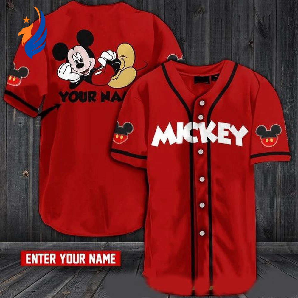 Personalized Funny Mickey Baseball Jersey Shirt - Perfect Mickey Lover Gift from Disney - Bafud