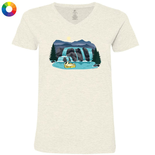 Great Smoky Mountains - Ladies T-Shirt V-Neck