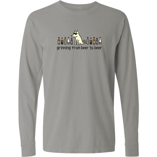 Grinning From Beer to Beer - Classic Long-Sleeve T-Shirt