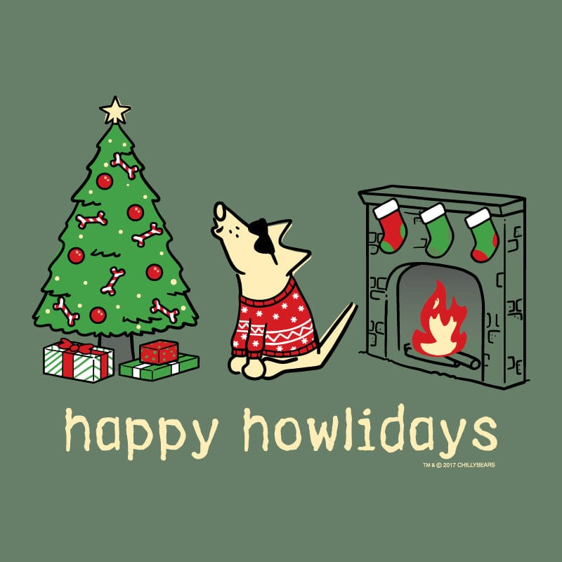 Happy Howlidays  - Classic Long-Sleeve T-Shirt