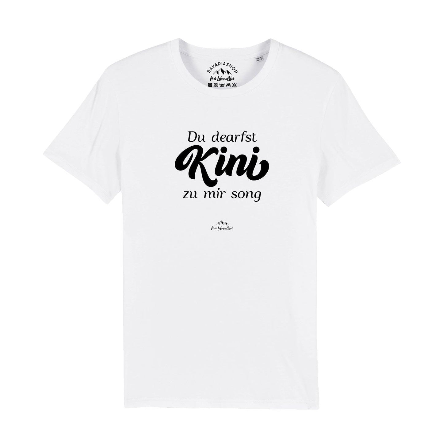 Herren T-Shirt "Du dearfst Kini zu mir sogn"