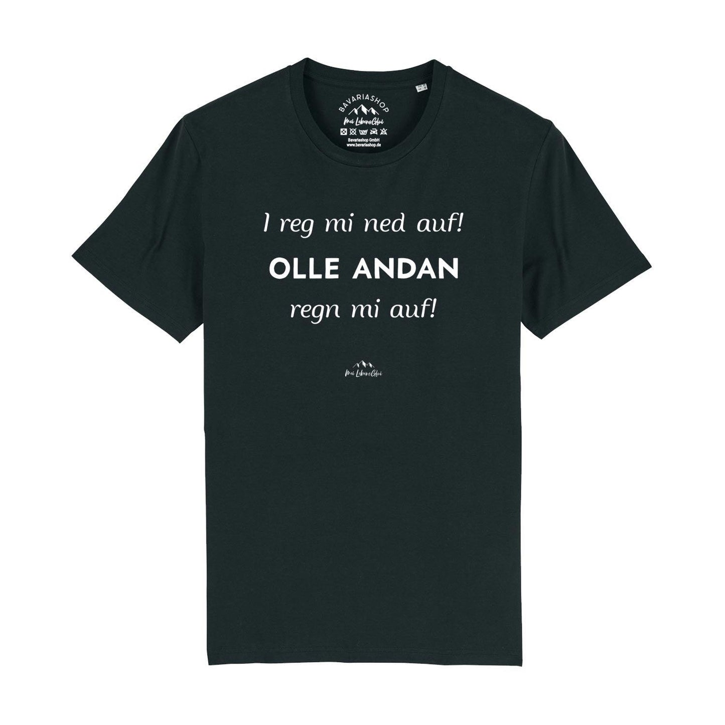 Herren T-Shirt "I reg mi ned auf..."