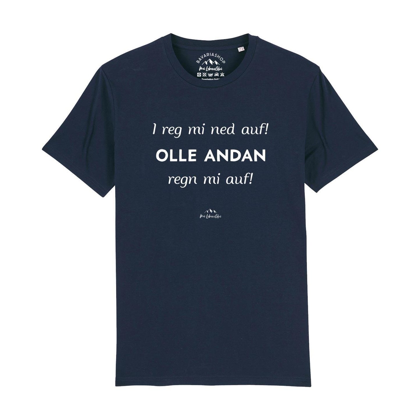 Herren T-Shirt "I reg mi ned auf..."