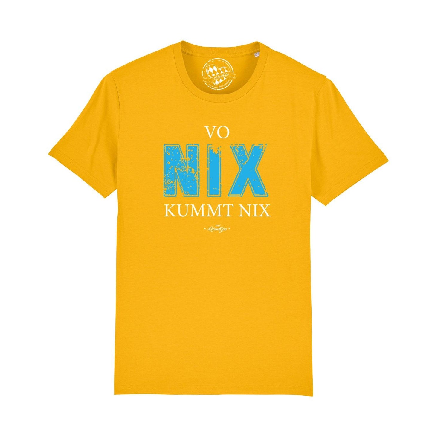 Herren T-Shirt "Vo nix kummt nix"