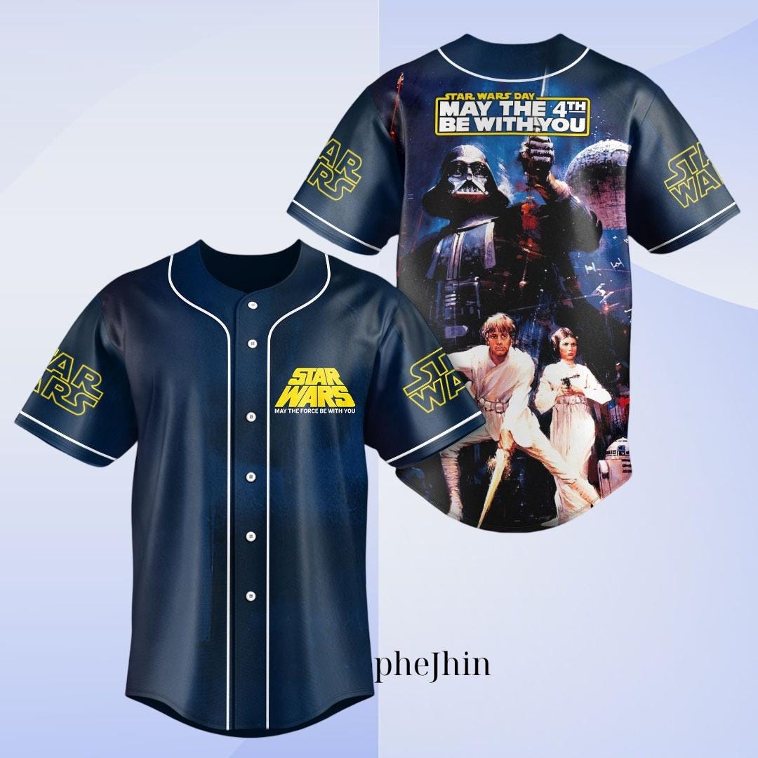 Star Wars May 4th Be With You Baseball Jersey, Classic Characters Shirt, Star Wars Day Gift