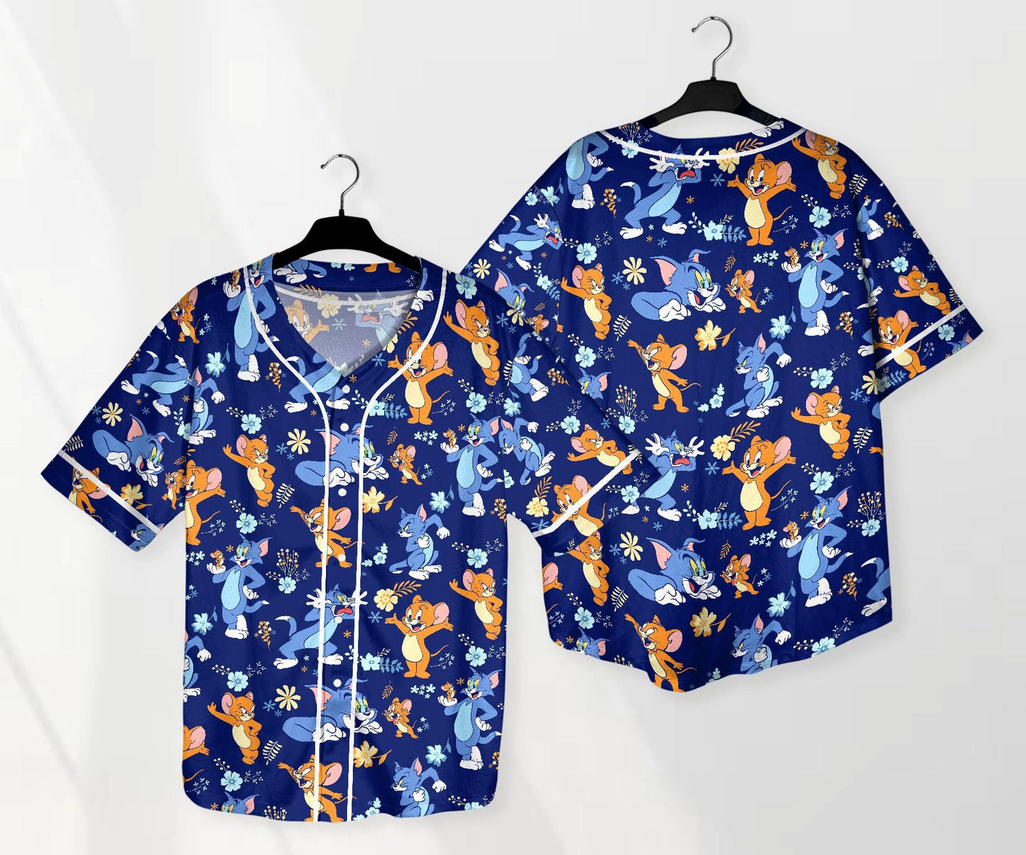 Tom And Jerry Jersey Jerry Baseball Jersey Shirt Funny Jersey Shirt Tom Shirt Gifts