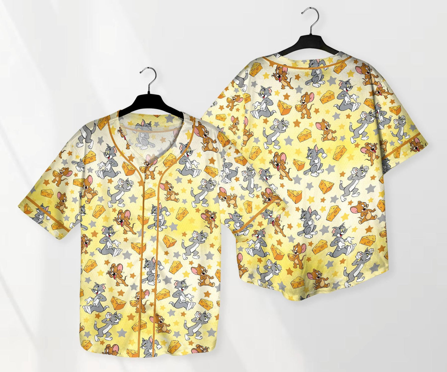 Tom And Jerry Jersey Tom And Jerry Shirt Cute Baseball Jersey Shirt Funny Jersey Shirt Tom Shirt Gifts