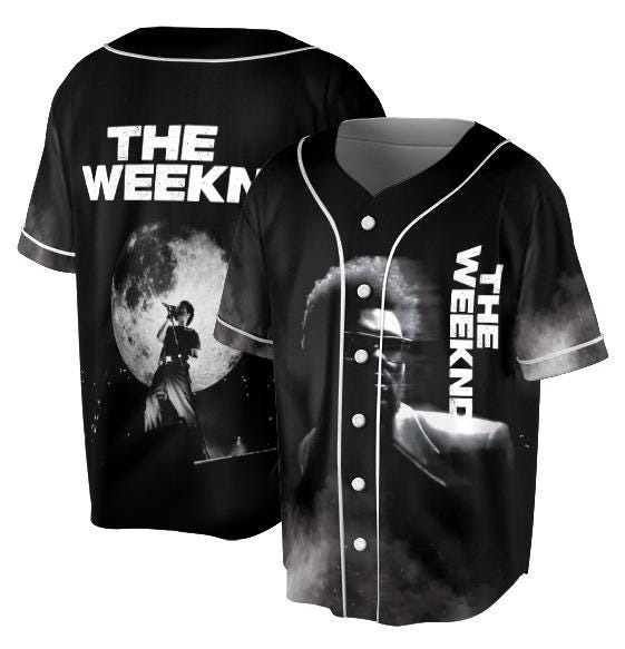 The Weeknd Hurry Up Tomorrow BAseball Jersey, Vintage Hip Hop Unisex Graphic Shirt, The Weeknd Concert Merch for Fans