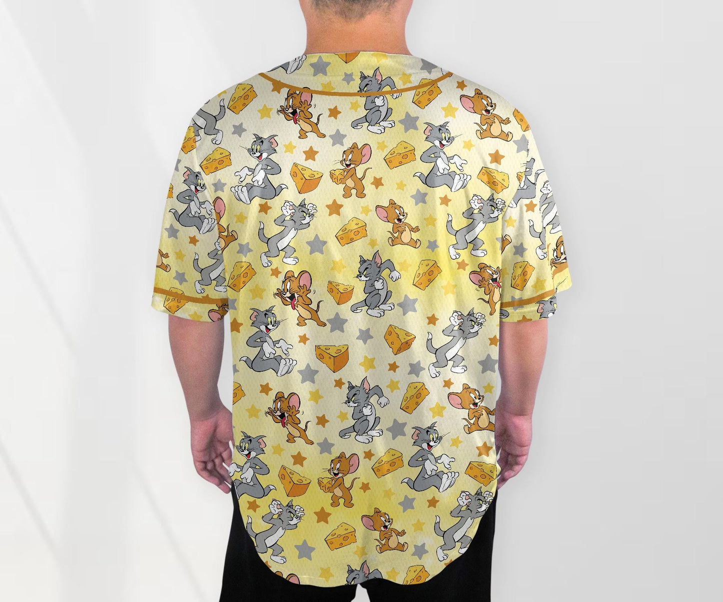 Tom And Jerry Jersey Tom And Jerry Shirt Cute Baseball Jersey Shirt Funny Jersey Shirt Tom Shirt Gifts