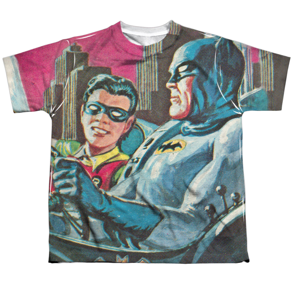 Batman Classic TV Series Bat Signal - Youth All-Over Print T-Shirt