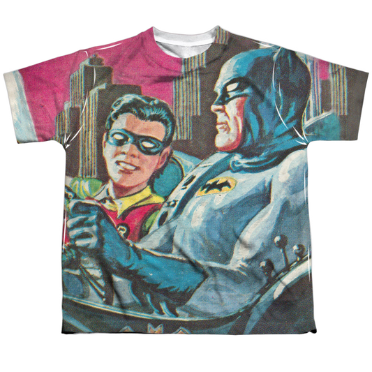 Batman Classic TV Series Bat Signal - Youth All-Over Print T-Shirt