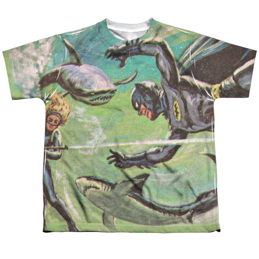 Batman Classic TV Series Underwater - Youth All-Over Print T-Shirt
